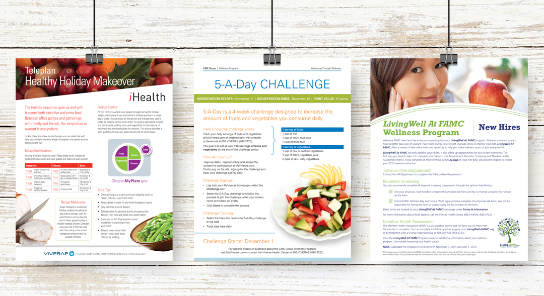 Wellness flyers